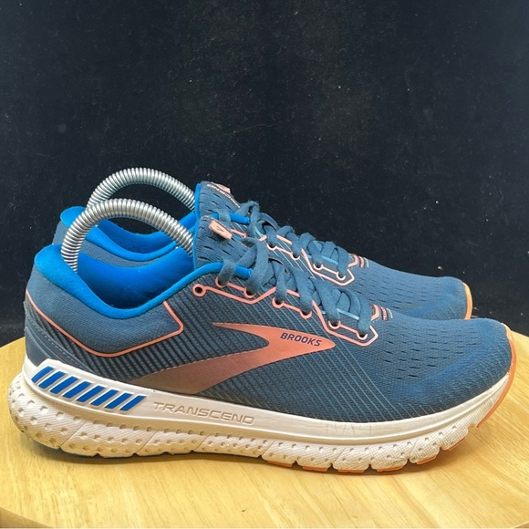 Brooks Transcend 7 1203191B480 Blue Running Shoes Sneakers Women's Size 8 B - Picture 5 of 10